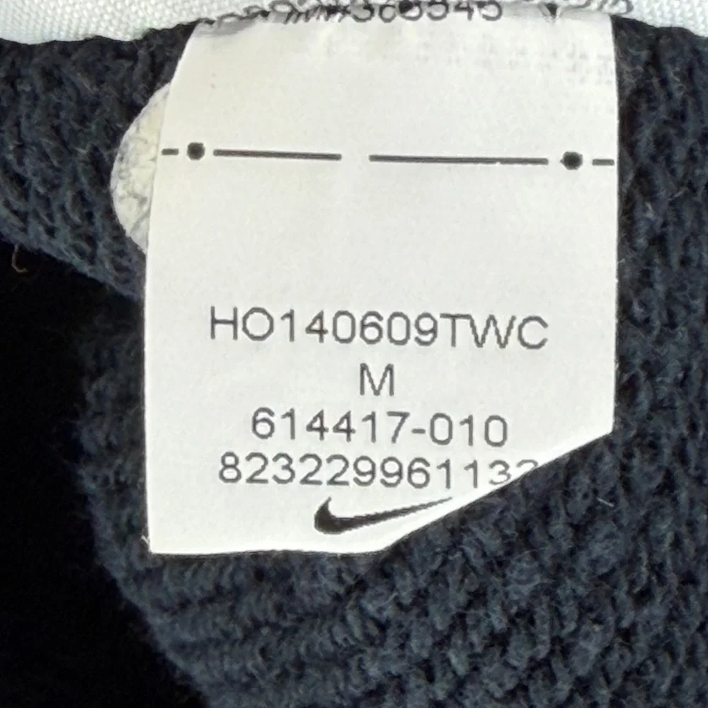 Nike Mens Glitch Stripe Crewneck Sweatshirt Black‎ White Red 614417-010 Size M